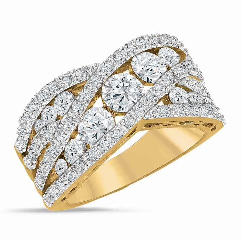 L'anello del bacio a cinque carati