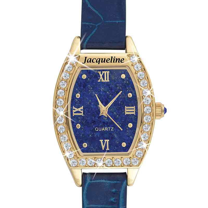 Orologio personalizzato in Lapis blu